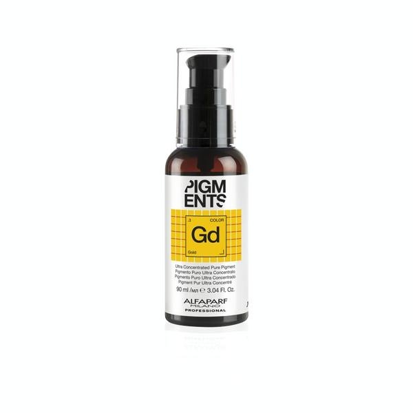 Alfaparf Milano Pigments Gold .3 GD, Pigment Pur Ultraconcentrat Auriu pentru Păr, 90 ml