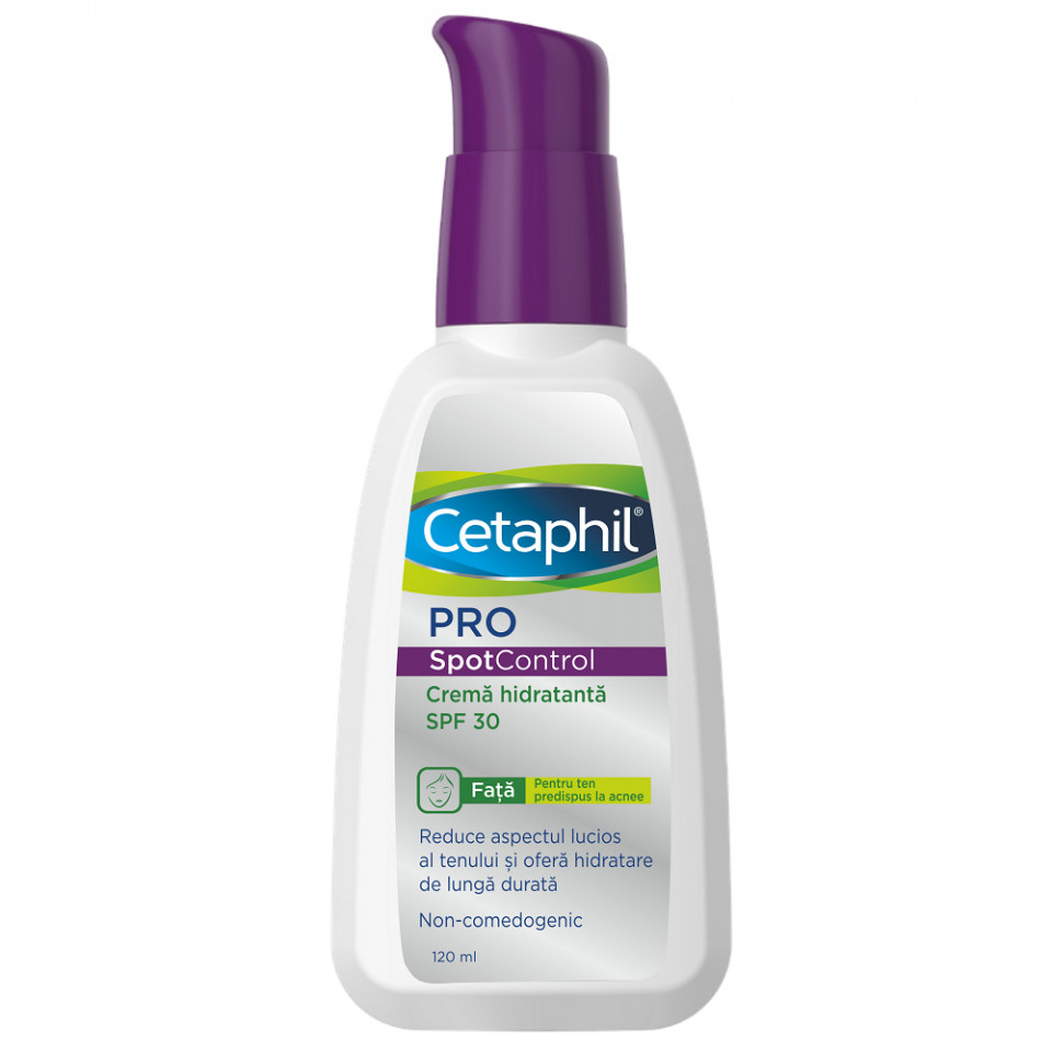 Crema hidratanta cu SPF 30 Cetaphil PRO SpotControl (Concentratie: Crema, Gramaj: 120 ml)