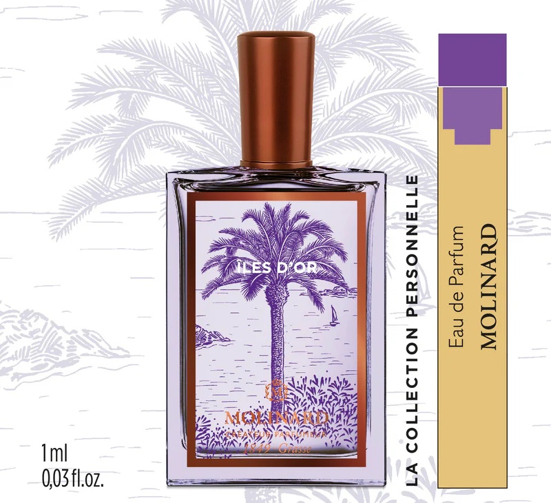 Esantion Molinard Iles d'Or, Apa de parfum, Unisex, 1 ml