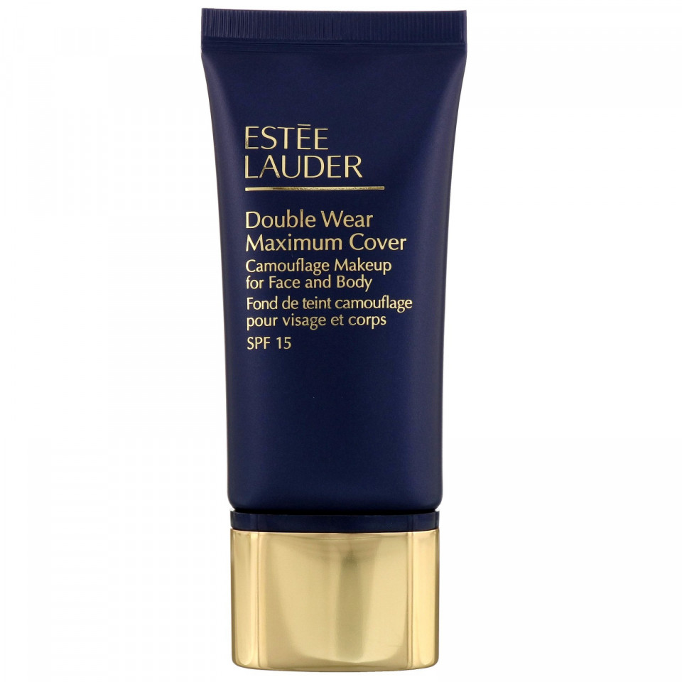 Fond de ten Estee Lauder Double Wear Maximum Cover (Concentratie: Fond de ten, Gramaj: 30 ml, Nuanta fond de ten: 3W1 Tawny)