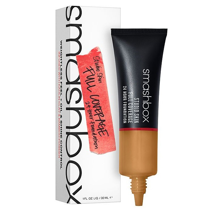Fond de ten Smashbox Studio Skin Full Coverage 24 Hour Foundation (Concentratie: Fond de ten, Gramaj: 30 ml, Nuanta fond de ten: 2.2 - Light Medium Warm & Peachy )