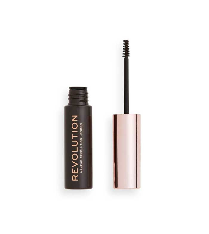 Gel pentru sprancene Makeup Revolution London Brow Tint (Gramaj: 6 ml, Concentratie: Rimel pentru sprancene, CULOARE: Dark Brown)