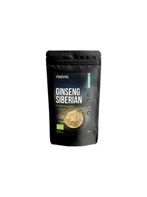 Ginseng Siberian Pulbere ecologica (BIO) Niavis 125GR (Ambalaj: 125 g)