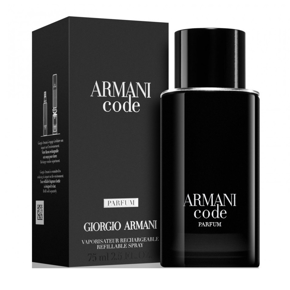 Giorgio Armani Code, Barbati, Parfum, reîncărcabil (Concentratie: Parfum, Gramaj: 150 ml Refill)