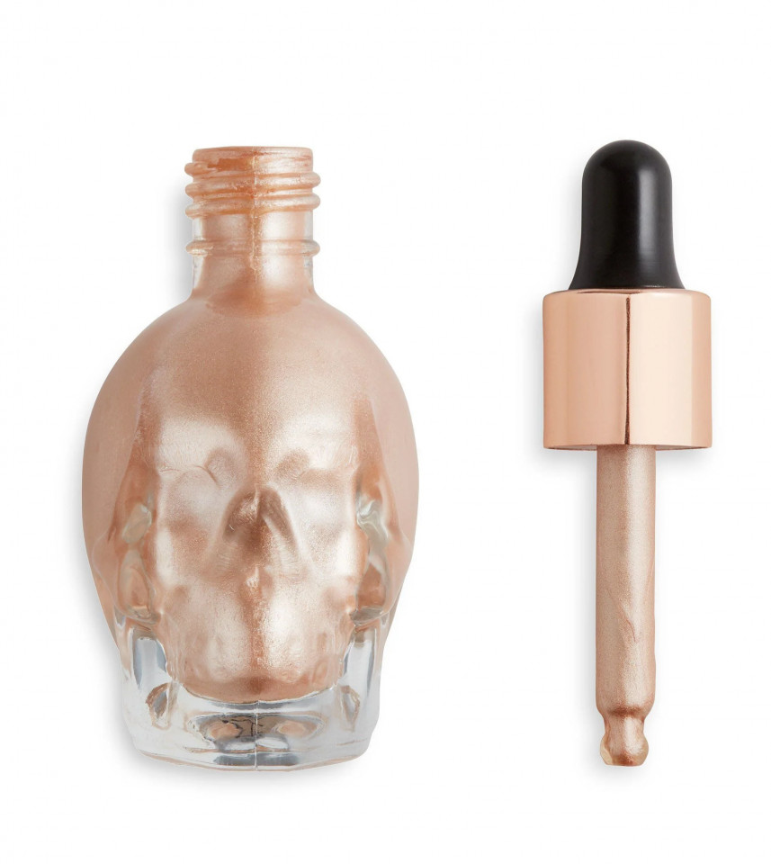 Iluminator lichid Makeup Revolution, Skull Edition, Liquid Highlighter, 13 ml (CULOARE: Creature of the Night)