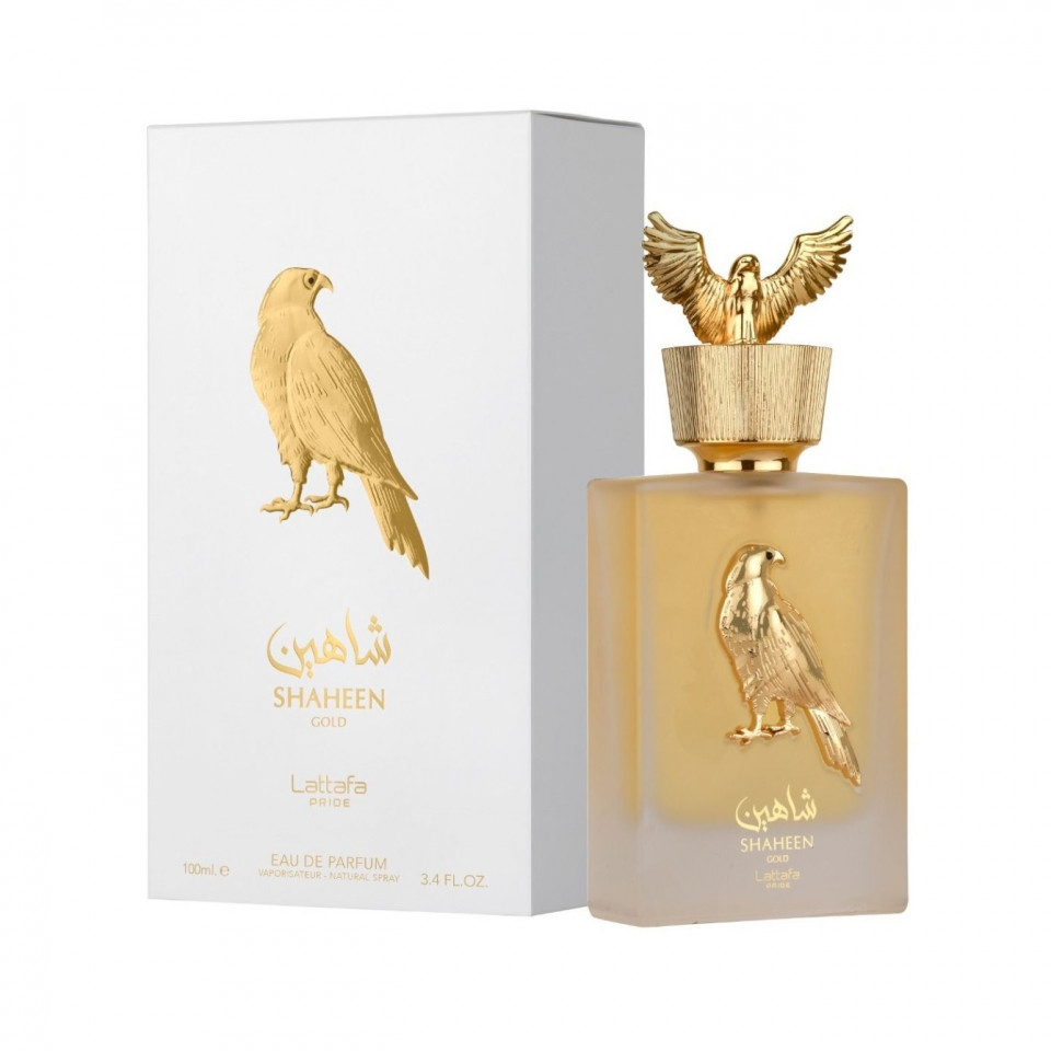 Lattafa Shaheen Gold Apa de Parfum, Unisex, 100ml (Concentratie: Apa de Parfum, Gramaj: 100 ml)