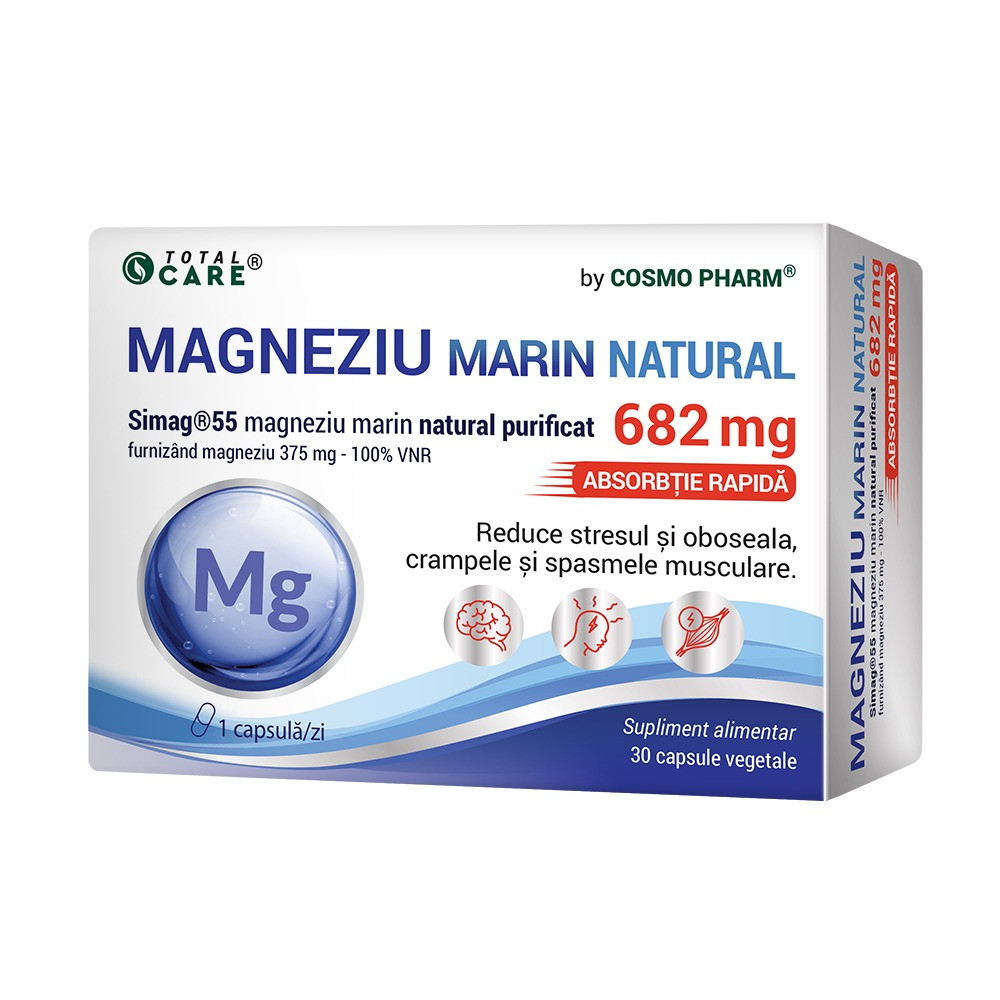 Magneziu Marin, 682 mg, Cosmo Pharm, 30 capsule