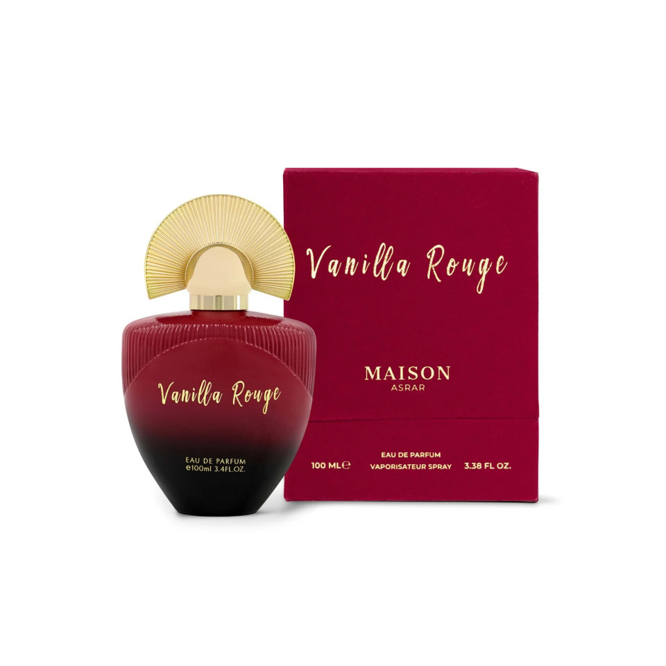 Maison Asrar Vanilla Rouge, Apa de Parfum, Femei, 100 ml (Concentratie: Apa de Parfum, Gramaj: 100 ml)