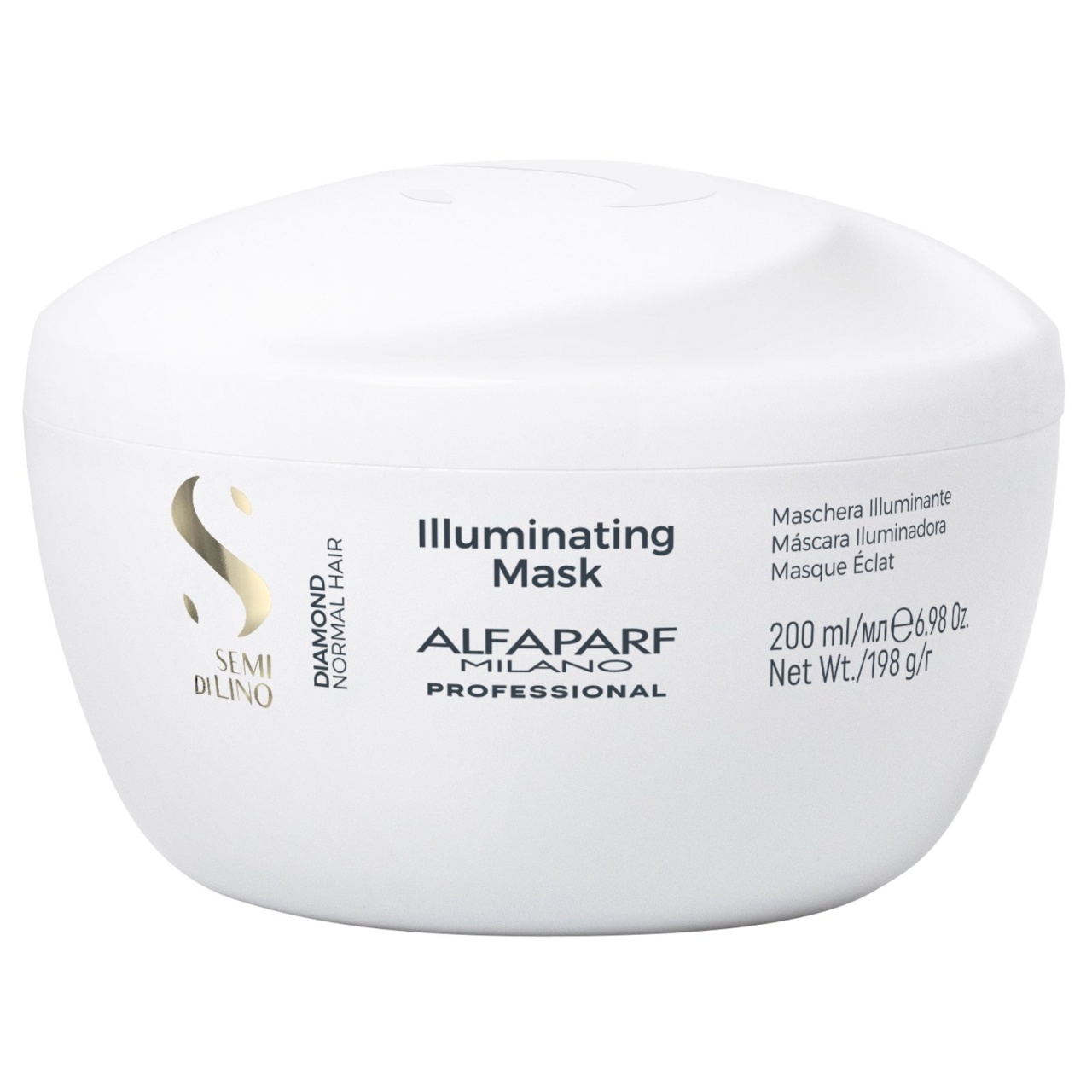 Masca pentru stralucire Alfaparf Semi Di Lino Diamond Illuminating Mask (Gramaj: 500 ml)