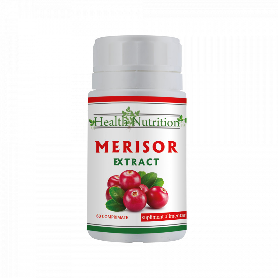 Merișor Extract 2400 mg 60 comprimate Health Nutrition (Concentratie: 60 capsule)