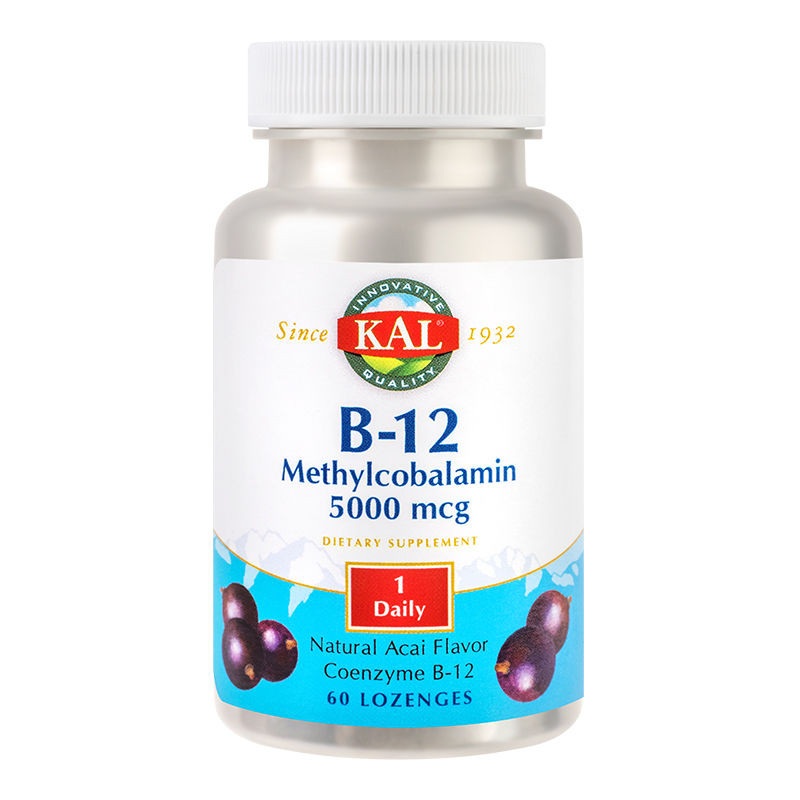 Methylcobalamin (Vitamina B12) 5000 mcg SECOM KAL 60 comprimate (Concentratie: 5000 mcg)