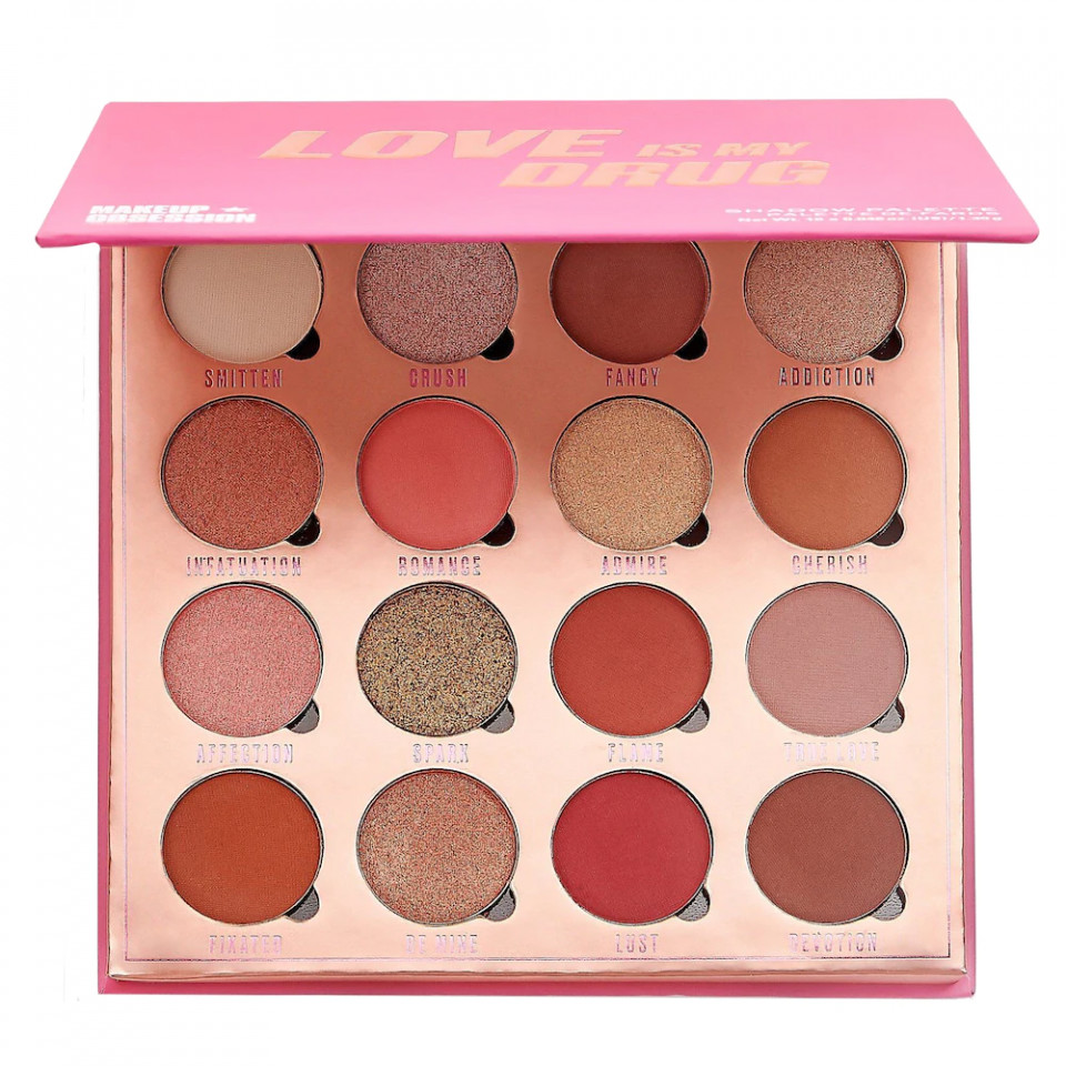 Paleta de farduri Makeup Revolution London Obsession (Concentratie: Trusa de farduri, Gramaj: 20,8 g