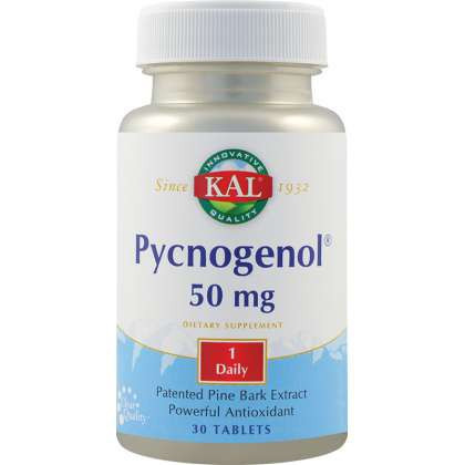 Pycnogenol 50mg Kal, 30 tablete, Secom (Concentratie: 50 mg)