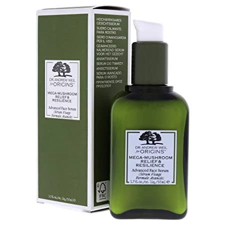 Ser pentru fata Origins Dr. Andrew Weil Mega-Mushroom Skin Relief & Resilience (Concentratie: Serum, Gramaj: 50 ml)