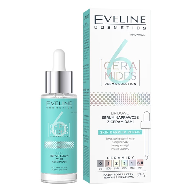 Ser reparator lipidic cu ceramide Eveline Cosmetics 6 Ceramide, 30 ml