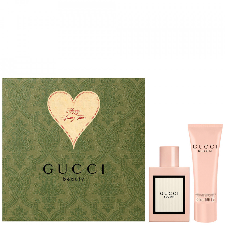 Set cadou Gucci Bloom, Femei, Apa de Parfum (Continut set: 50 ml Apa de Parfum + 50 ml Lotiune de Corp)