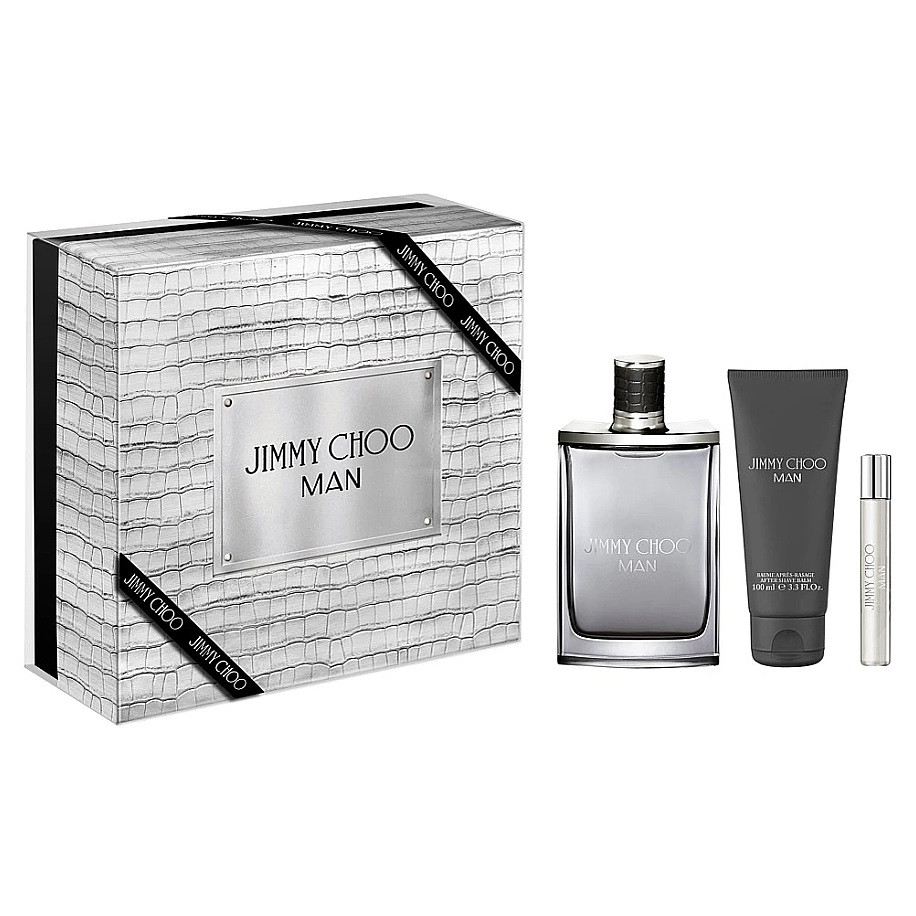 Set Cadou Jimmy Choo Man Apa de Toaleta, 100 ml + Gel de dus, 100 ml + Apa de Toaleta, 7.5 ml (Conti