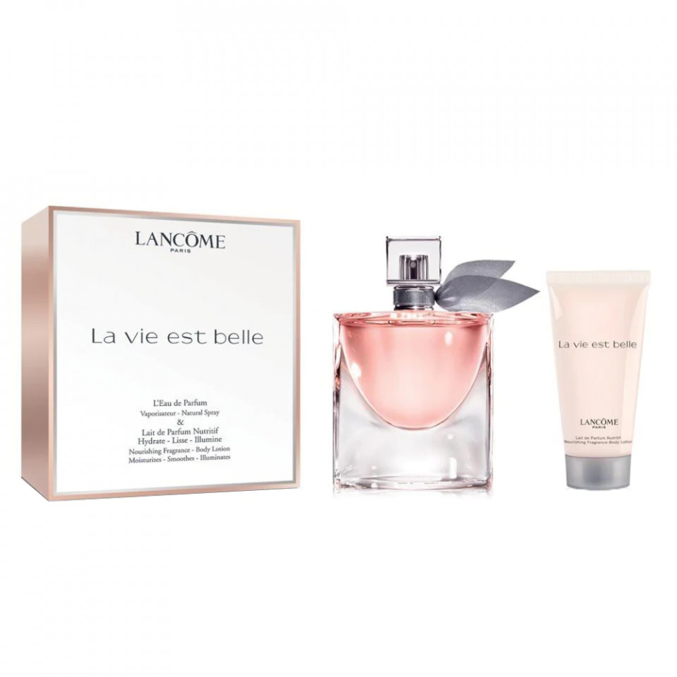 Set Cadou Lancome La Vie Est Belle, Femei, Apa de parfum (Continut set: 50 ml Apa de Parfum + 50ml L