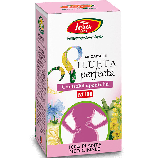 Silueta Perfecta Controlul Apetitului Fares 60 capsule m100 (Concentratie: 490 mg)