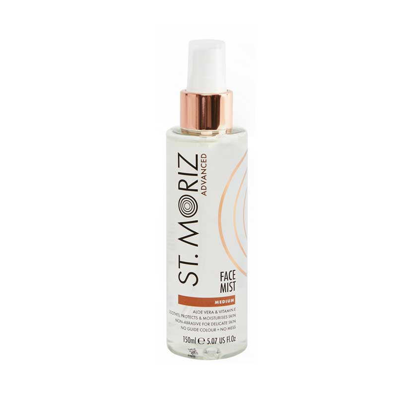 Spray autobronzant pentru fata St. Moriz Advanced Face Mist, 150 ml (Concentratie: Autobronzant, Culoare produse:  Medium)