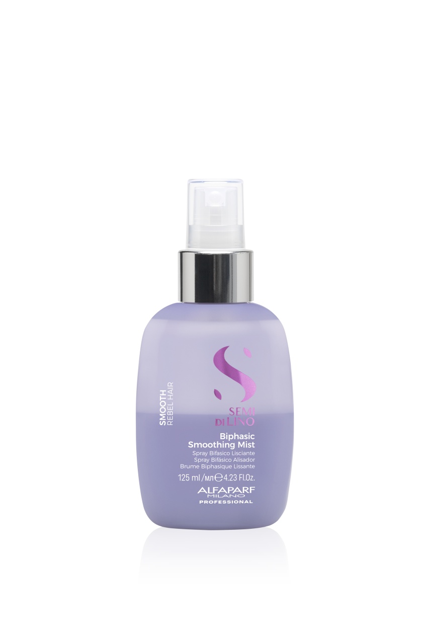 Spray bifazic pentru netezire Alfaparf Milano Semi Di Lino Smooth Biphasic Smoothing Mist 125 ml