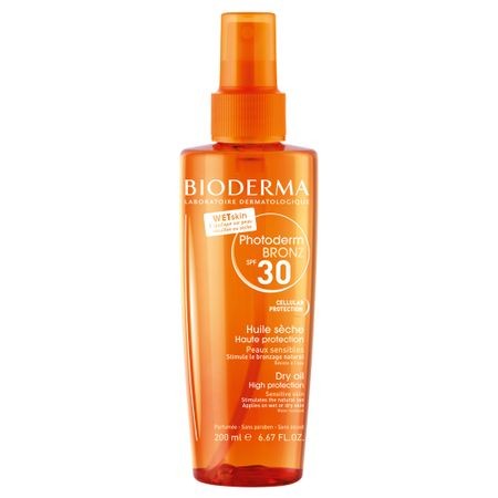 Ulei spray bronzant Bioderma Photoderm Bronz SPF 30 (Concentratie: Spray, Gramaj: 200 ml) Produse plaja si autobronzante