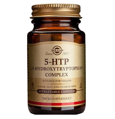 5-HTP (Hydroxytryptophan complex) Solgar 30 capsule (Concentratie: 260 mg)