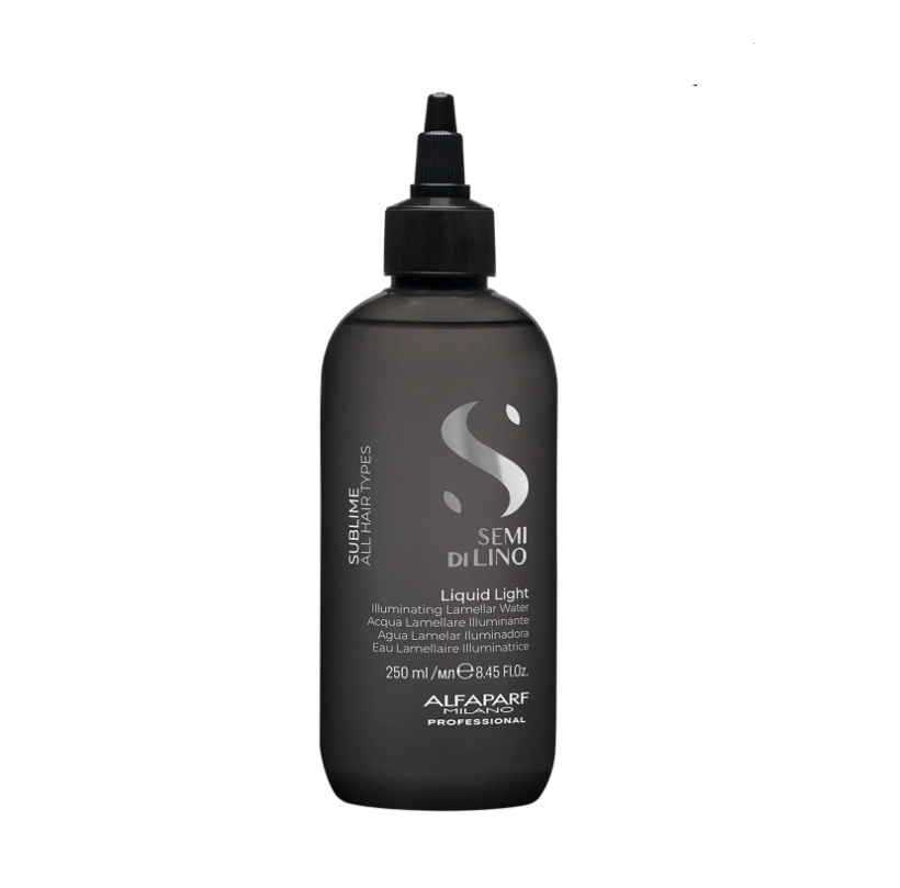 Apa lamelara iluminatoare Alfaparf Milano Semi di Lino Sublime Liquid Light 250 ml