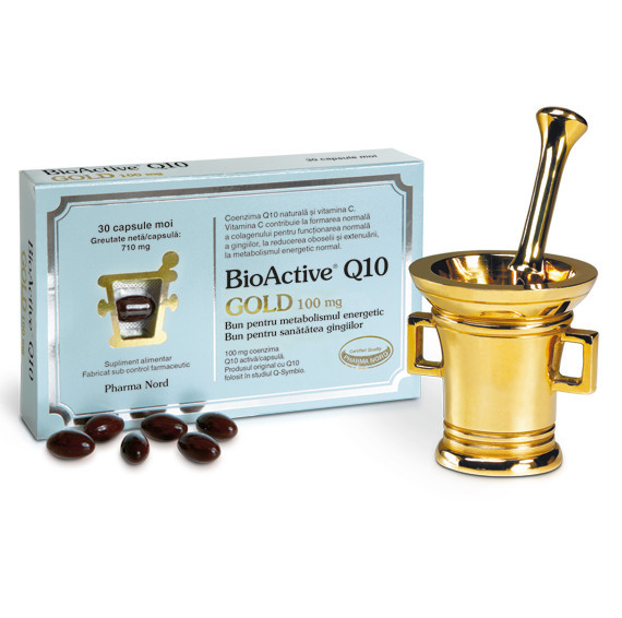 BioActive Q10 Gold 100 mg Pharma Nord (Ambalaj: 60 capsule)