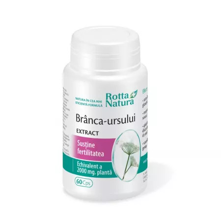 Branca Ursului Extract 60 capsule Rotta Natura