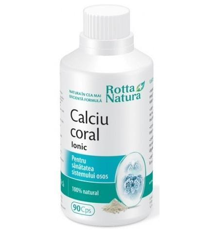 Calciu Coral Ionic Rotta Natura capsule (TIP PRODUS: Suplimente alimentare, Concentratie: 30 capsule)