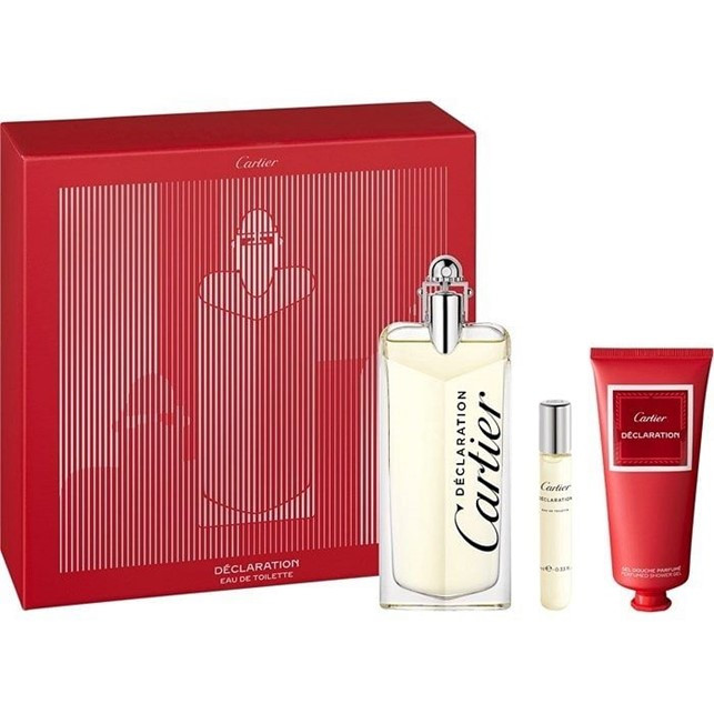 Cartier Declaration, Apa de Toaleta, Barbati, 100 ml + Gel de dus 100 ml + mini Apa de Toaleta 10 ml