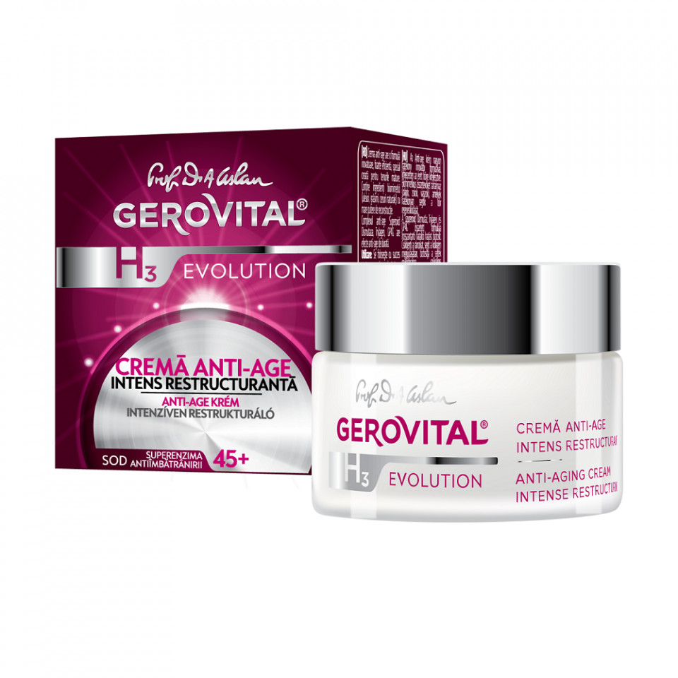 Crema anti-age intens restructuranta 45 Gerovital H3 Evolution (Concentratie: Crema pentru fata, Gra