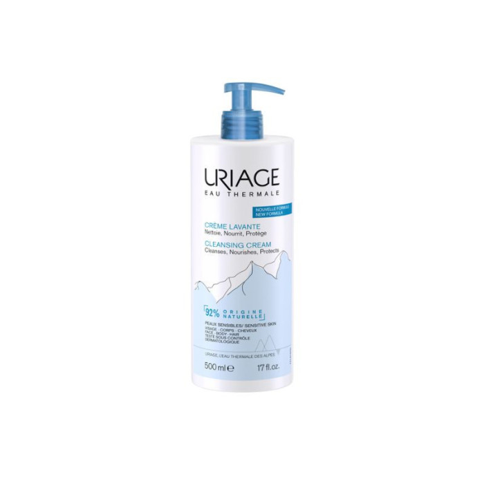 Crema de curatare Uriage Eau Thermale Creme lavante (Gramaj: 500 ml, Concentratie: Crema pentru curatare)