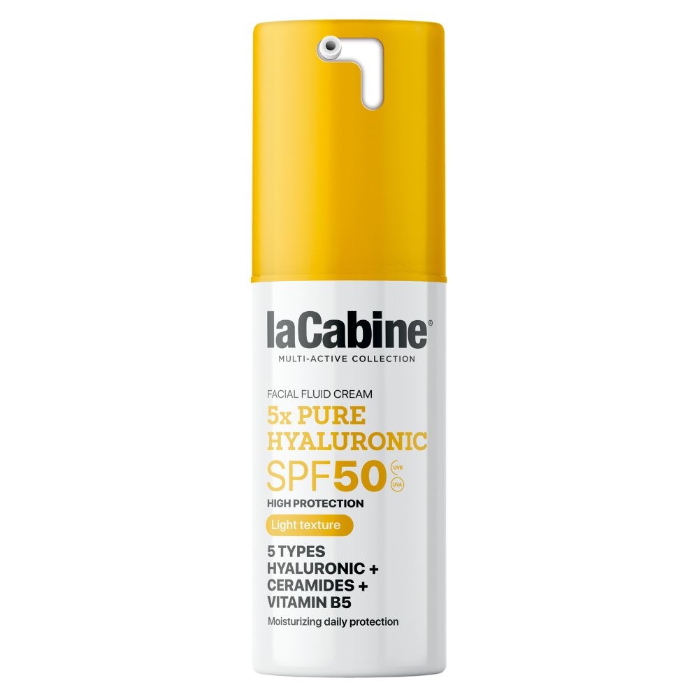 Crema fluida cu protectie solara SPF 50 5X Pure Hyaluronic La Cabine, 30 ml