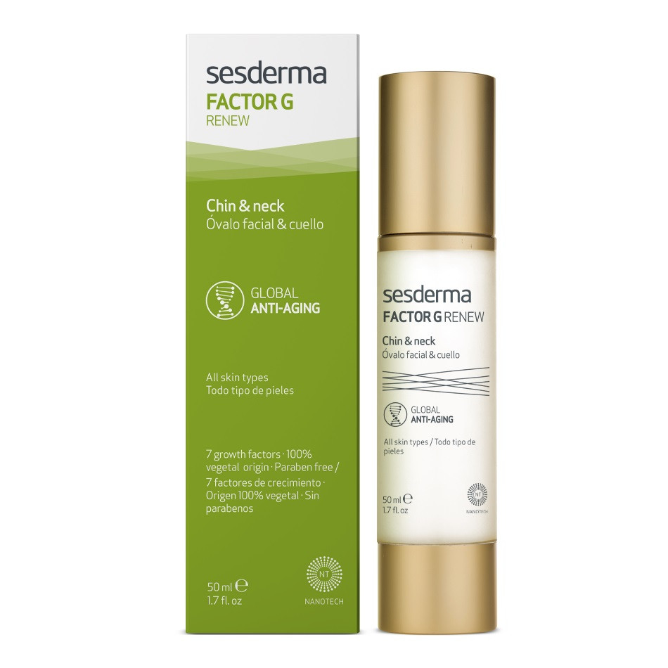 Crema - gel contur fata si gat Factor G Renew, Sesderma (Concentratie: Crema, Gramaj: 50 ml)