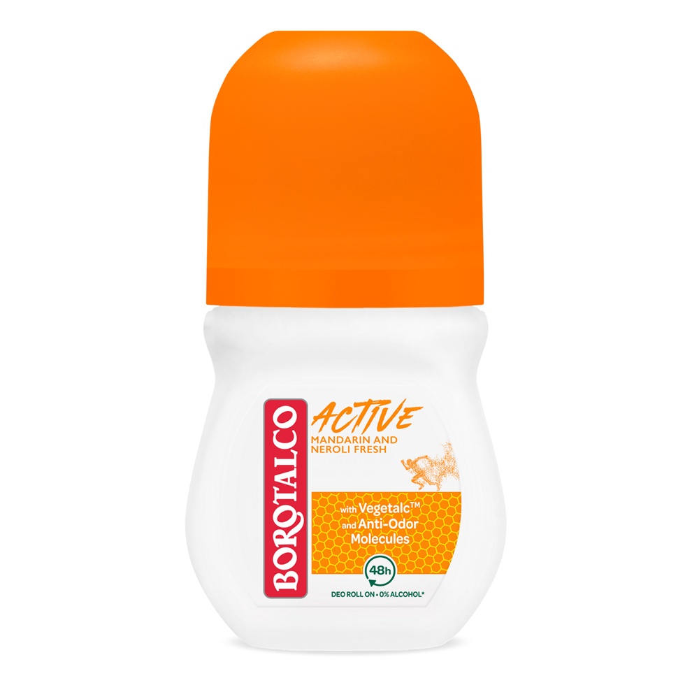 Deodorant Roll-On Borotalco Active Mandarine si Neroli (Concentratie: Roll-On, Gramaj: 50 ml)