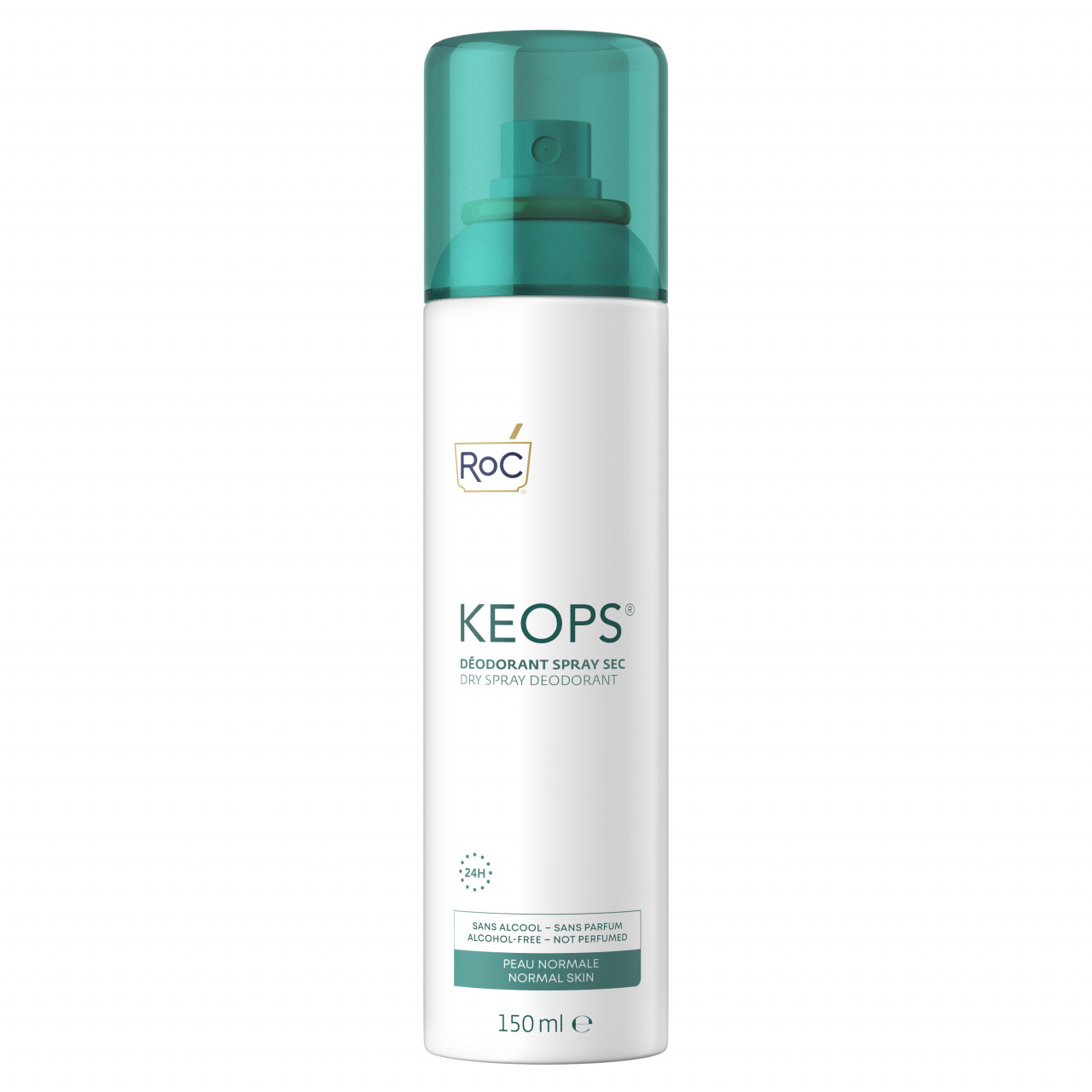 Deodorant spray uscat Keops Roc, 150 ml