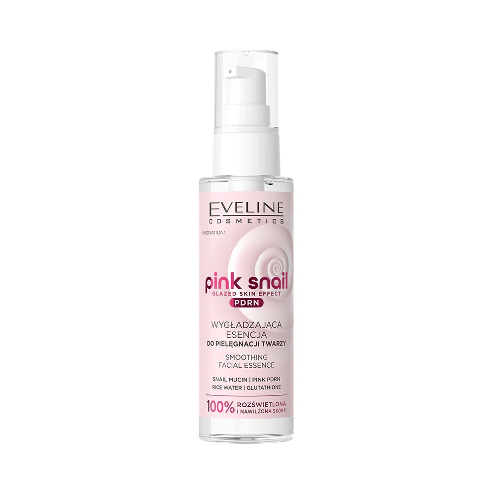 Esenta pentru Fata Netezire si Iluminare, Eveline Cosmetics Pink Snail PDRN 100ml