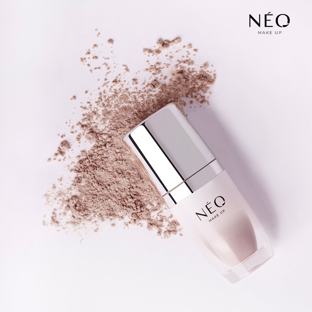 Hiris.ro Fard de pleoape pulbere satinat Intense Serum Loose Neo Make Up, 3 g (Culoare produse: 02 Peachy Nude)