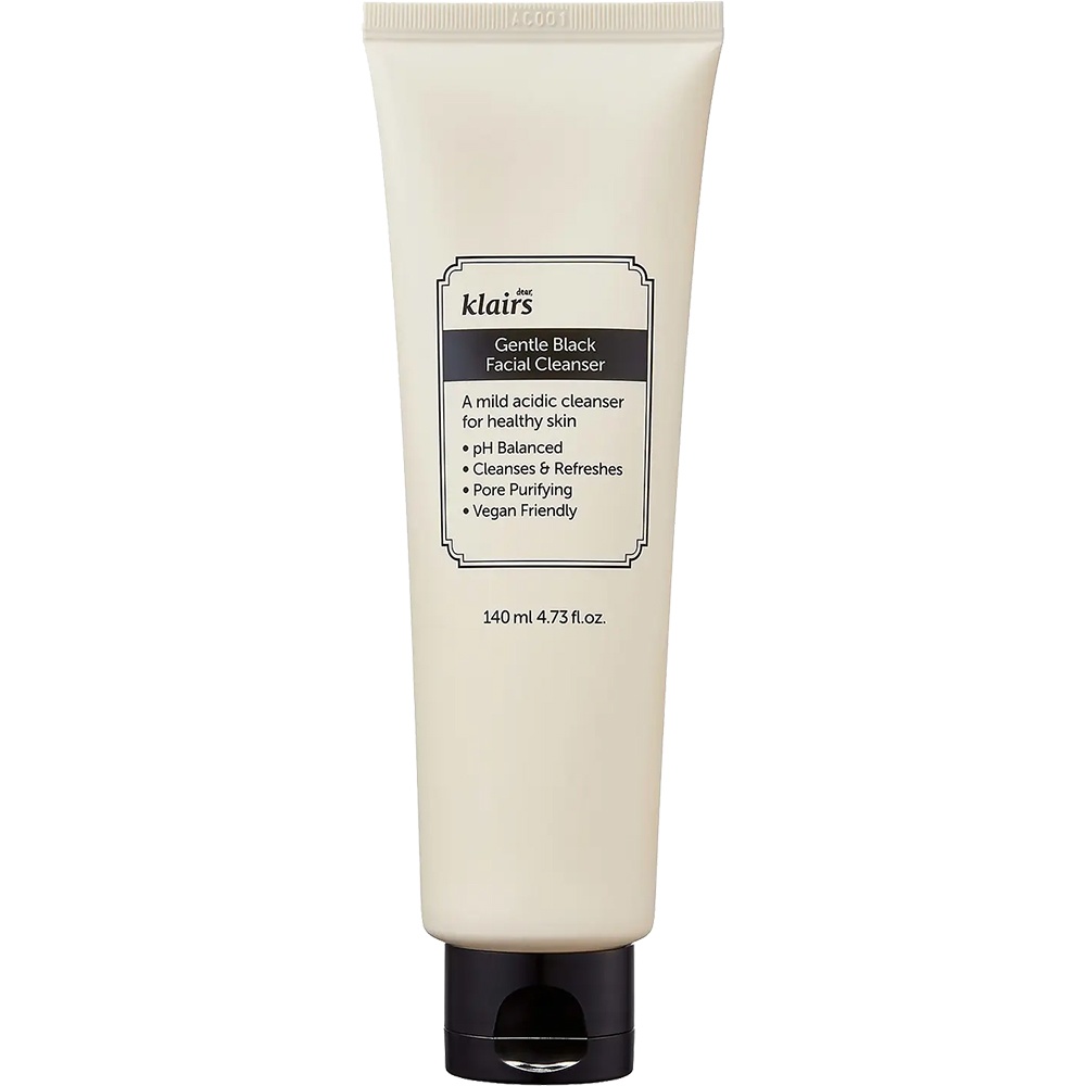 Gel de curatare pentru fata Gentle Black Klairs, 140 ml