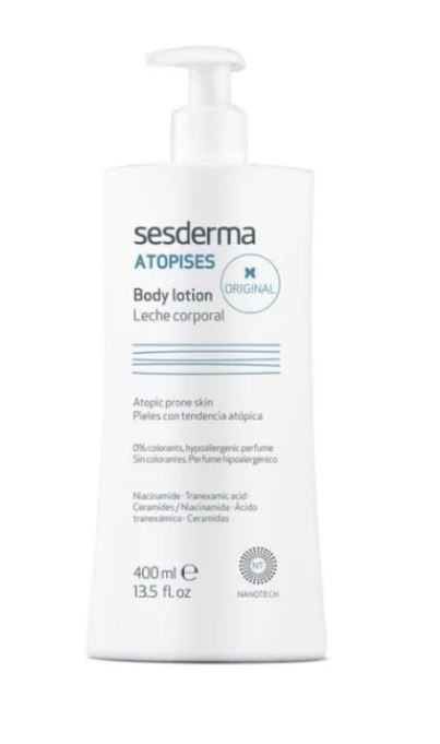 Lapte de corp pentru piele cu tendinta atopica Atopises Sesderma, 400 ml