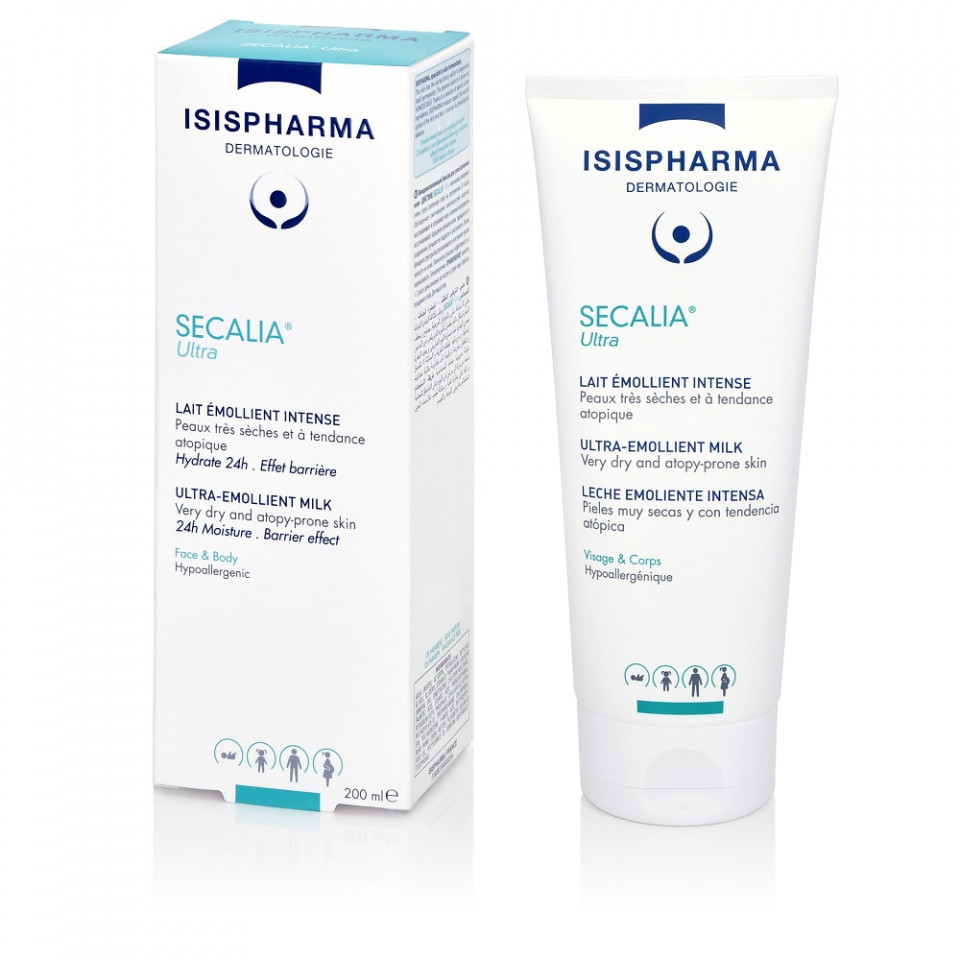 Lapte emolient Isispharma Secalia Ultra, 200 ml