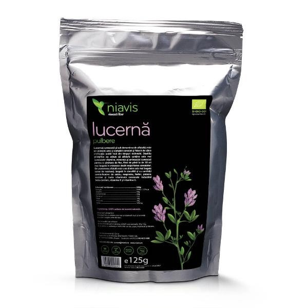 Lucerna Pulbere Ecologica/BIO Niavis 125 g (Ambalaj: 125 g)