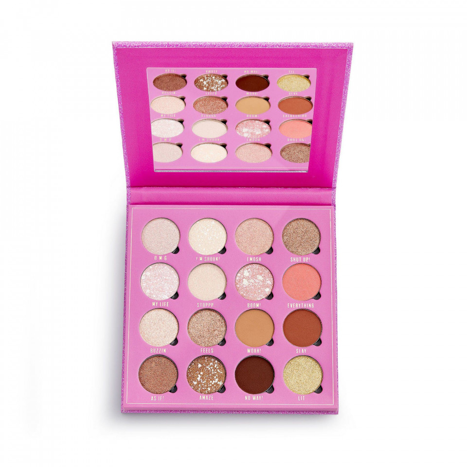 Paleta de farduri Makeup Revolution London Obsession (Concentratie: Trusa de farduri, Gramaj: 20,8 g, Nuanta fard: FEELS)