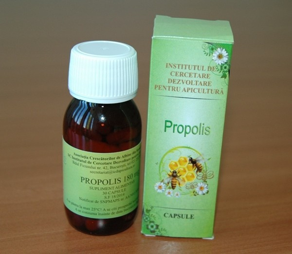 Propolis 180 mg Institutul Apicol 30 capsule