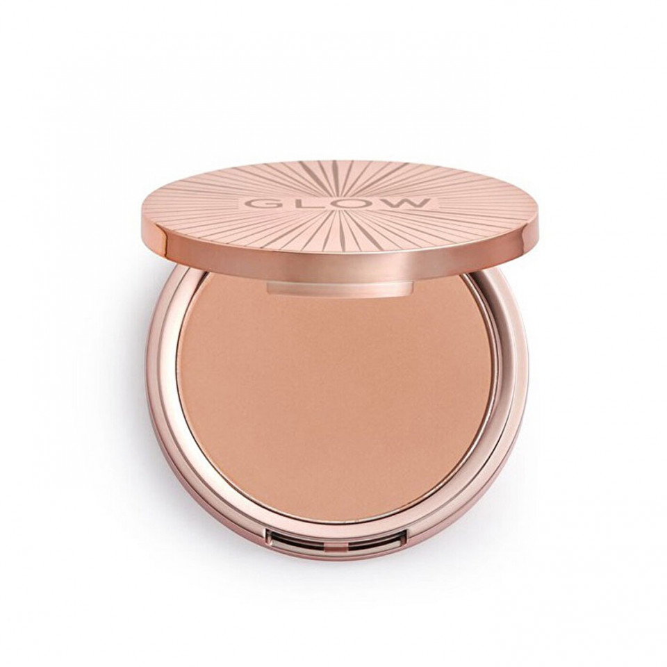 Pudra bronzanta compacta Makeup Revolution Glow Splendour Ultra Matte Bronzer (Concentratie: Pudra, CULOARE: Light, Gramaj: 15,5 g)