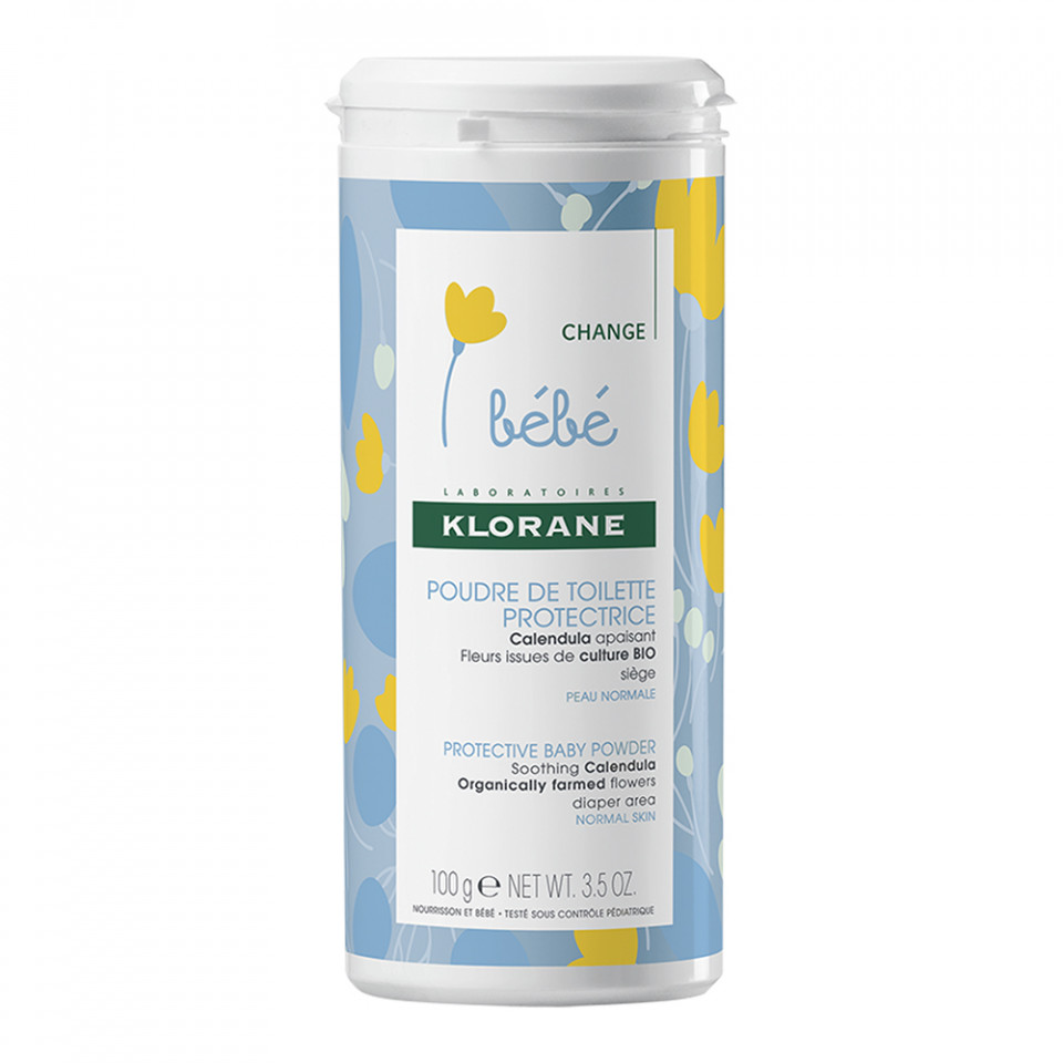 Pudra protectoare pentru copii, Klorane Bebe (Concentratie: Pudra, Gramaj: 100 g)