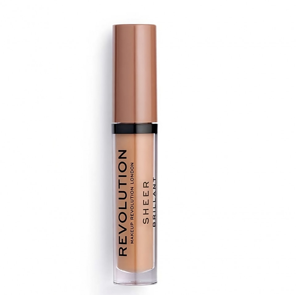 Ruj lichid Makeup Revolution, Sheer Brillant, 3,5 ml (Culoare produse: 119 Hustle)