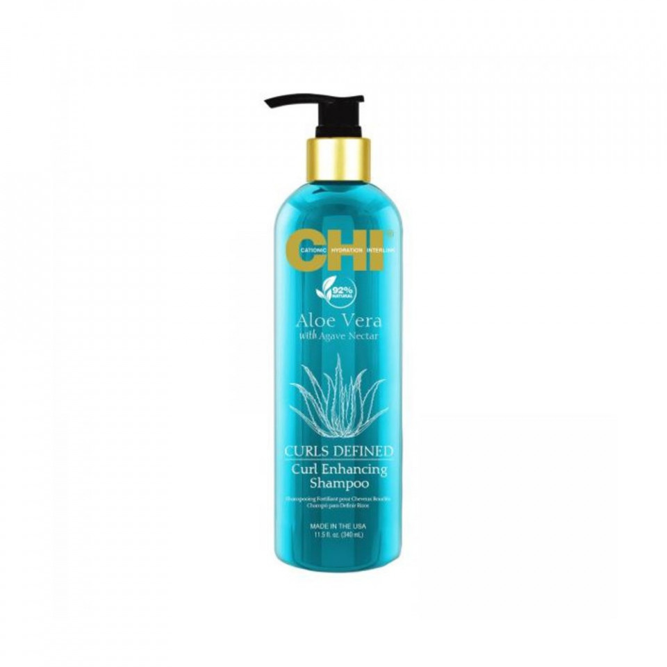 Sampon CHI Aloe VeraCurls Defined Curl Enhancing, 340ml (Concentratie: Sampon, Gramaj: 340 ml)